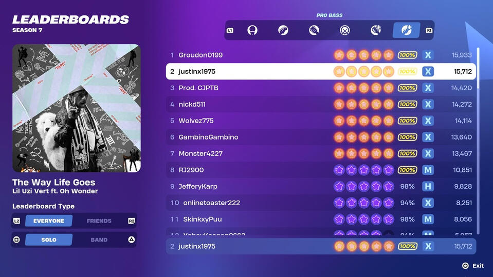 #2 in fortnite festival